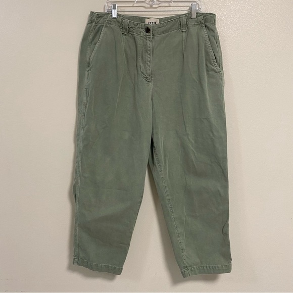 Boden Denim - Boden Jeans Women’s Size 14R Sage Green Barrel Style pants